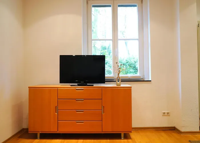 Gartenblick Apartment-terrasse-parkplatz- Waschmaschine-garten Διαμέρισμα Βόλφσμπουργκ
